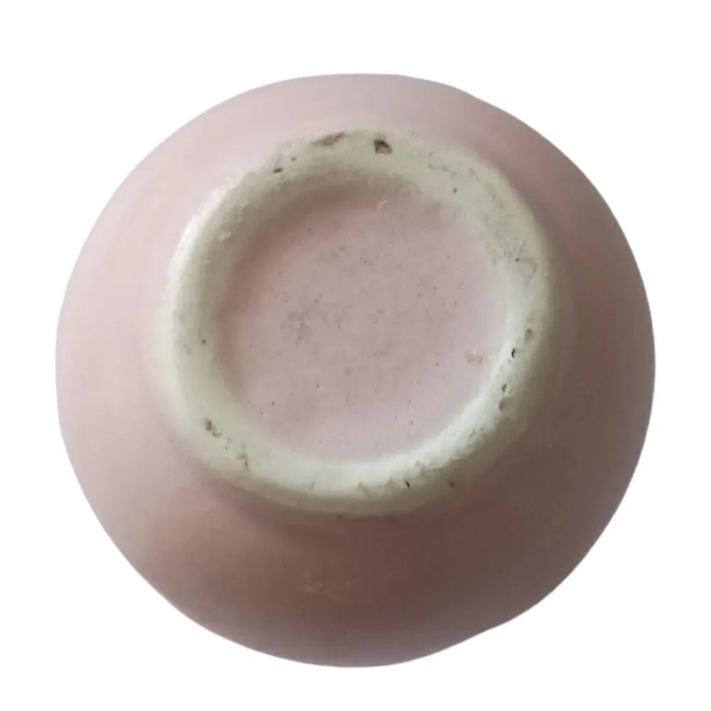 Camark Pottery Teardrop Bud Vase Art Deco Pale Pink Bulb Minimalist Farmhouse - Picture 5 of 14
